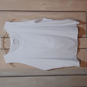 Orare white tank to size XL